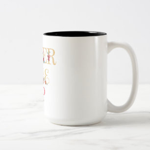 Caneca De Café Em Dois Tons Nunca desista