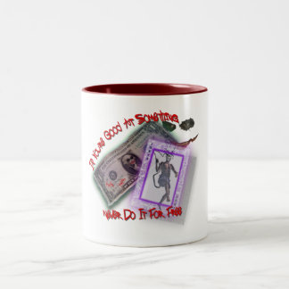 Caneca De Café Em Dois Tons Nunca faça-o para livre!