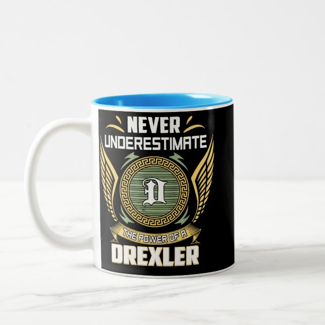 Caneca De Café Em Dois Tons Nunca Subestime O Poder De Um Drexler (Esquerda)