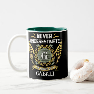 Caneca De Café Em Dois Tons Nunca Subestime O Poder De Um Gabali