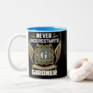 Caneca De Café Em Dois Tons Nunca Subestime O Poder De Um Girdner