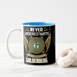 Caneca De Café Em Dois Tons Nunca Subestime O Poder De Um Goldenberg
