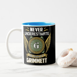 Caneca De Café Em Dois Tons Nunca Subestime O Poder De Um Grimmett
