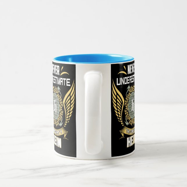 Caneca De Café Em Dois Tons Nunca Subestime O Poder De Um Hein (Alça)