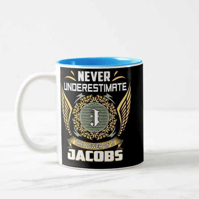 Caneca De Café Em Dois Tons Nunca Subestime O Poder De Um Jacobs (Esquerda)
