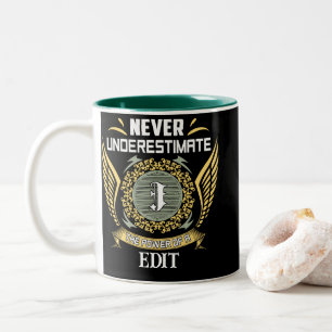 Caneca De Café Em Dois Tons Nunca Subestime O Poder De Um James