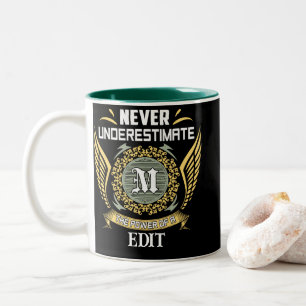 Caneca De Café Em Dois Tons Nunca Subestime O Poder De Um James
