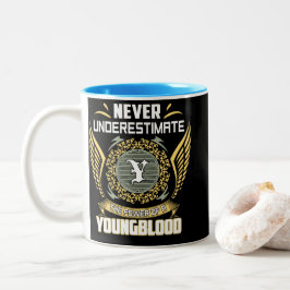 Caneca De Café Em Dois Tons Nunca Subestime O Poder De Um Jovem Sangue