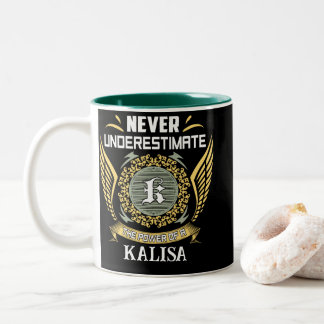 Caneca De Café Em Dois Tons Nunca Subestime O Poder De Um Kalisa