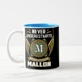 Caneca De Café Em Dois Tons Nunca Subestime O Poder De Um Mallon