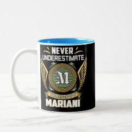 Caneca De Café Em Dois Tons Nunca Subestime O Poder De Um Mariani