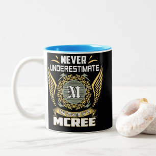 Caneca De Café Em Dois Tons Nunca Subestime o Poder de Um Mcree