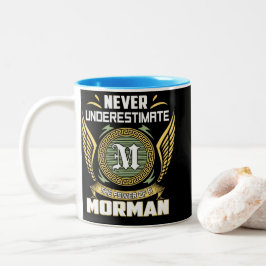 Caneca De Café Em Dois Tons Nunca Subestime O Poder De Um Mórmom