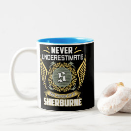 Caneca De Café Em Dois Tons Nunca Subestime O Poder De Um Sherburne