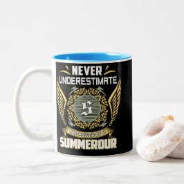 Caneca De Café Em Dois Tons Nunca Subestime O Poder De Um Summerour