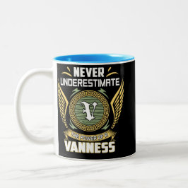 Caneca De Café Em Dois Tons Nunca Subestime O Poder De Um Vanness