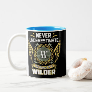 Caneca De Café Em Dois Tons Nunca Subestime O Poder De Um Wilder