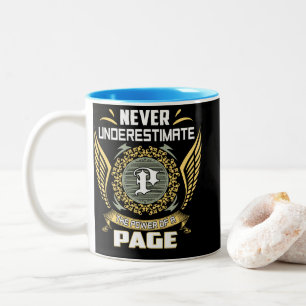 Caneca De Café Em Dois Tons Nunca Subestime O Poder De Uma Página