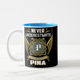 Caneca De Café Em Dois Tons Nunca Subestime O Poder De Uma Pina