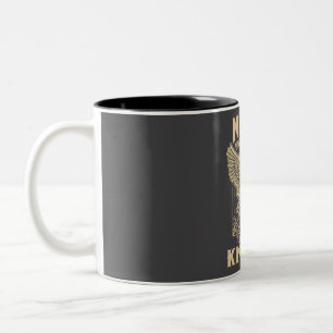 Caneca De Café Em Dois Tons Nunca Subestime O Poder Do Cavaleiro