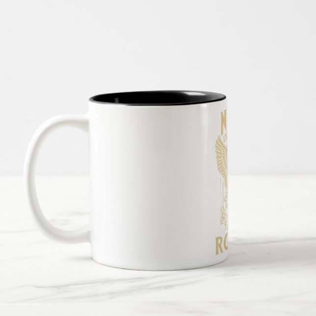 Caneca De Café Em Dois Tons Nunca Subestime O Poder Dos Rogers (Esquerda)