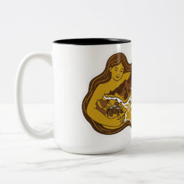 Caneca De Café Em Dois Tons Nusa Ina (Ilha Mãe)