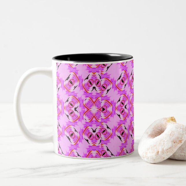 Caneca De Café Em Dois Tons NYCHorizon (Com Donut)