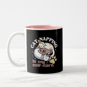 Caneca De Café Em Dois Tons O Abate De Gato É Minha Citação De Gato Bonito E D