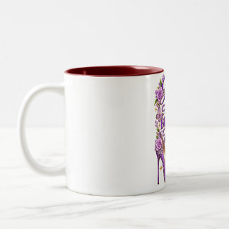 Caneca De Café Em Dois Tons O amor de Deus torna os aniversários lindos