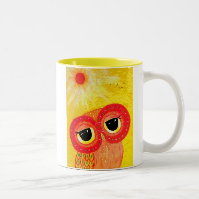 Caneca De Café Em Dois Tons O amor é como The Sun (Direita)