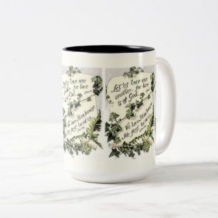 Caneca De Café Em Dois Tons O Amor É de Deus