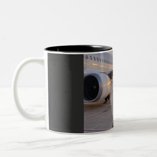 Caneca De Café Em Dois Tons O Amor Levanta Voo (Esquerda)