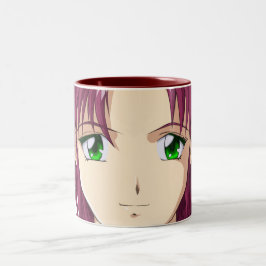 Caneca De Café Em Dois Tons O Anime e Manga enfrentam
