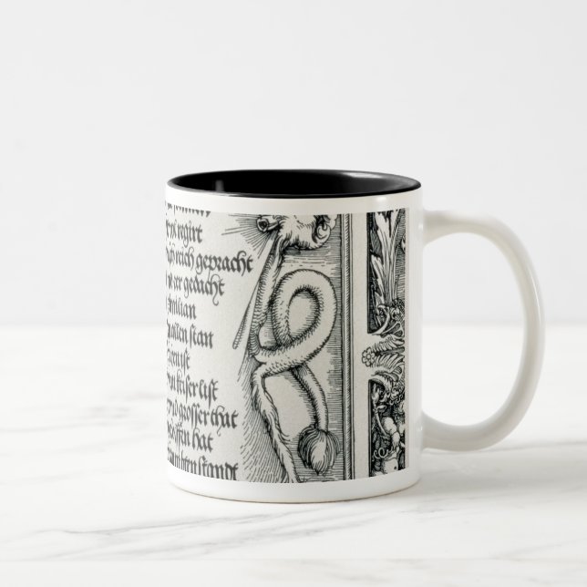 Caneca De Café Em Dois Tons O arco triunfal (Direita)