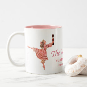 Caneca De Café Em Dois Tons O Balé Nutcracker Clara Mug