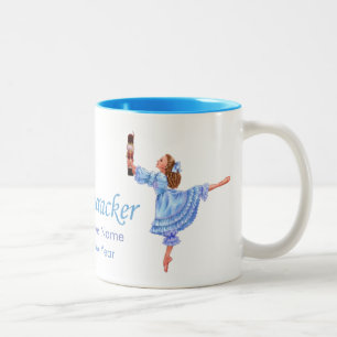 Caneca De Café Em Dois Tons O Balé Nutcracker Clara Mug