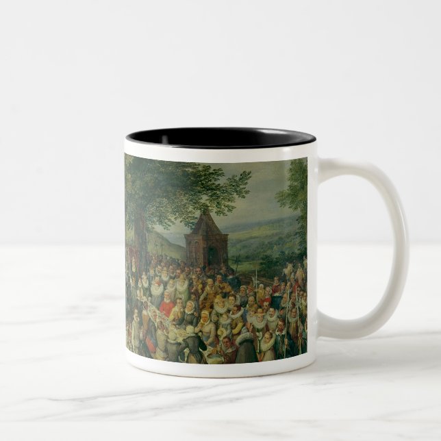 Caneca De Café Em Dois Tons O banquete do casamento (Direita)