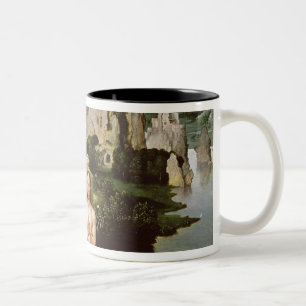 Caneca De Café Em Dois Tons O baptismo do cristo, c.1515