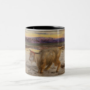 Caneca De Café Em Dois Tons O bode expiatório (por William Holman Hunt)