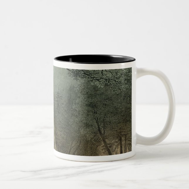 Caneca De Café Em Dois Tons O bosque sagrado dos Druids (Direita)