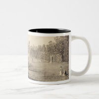 O Bowling Green em Claremont, 1738 (gravura)