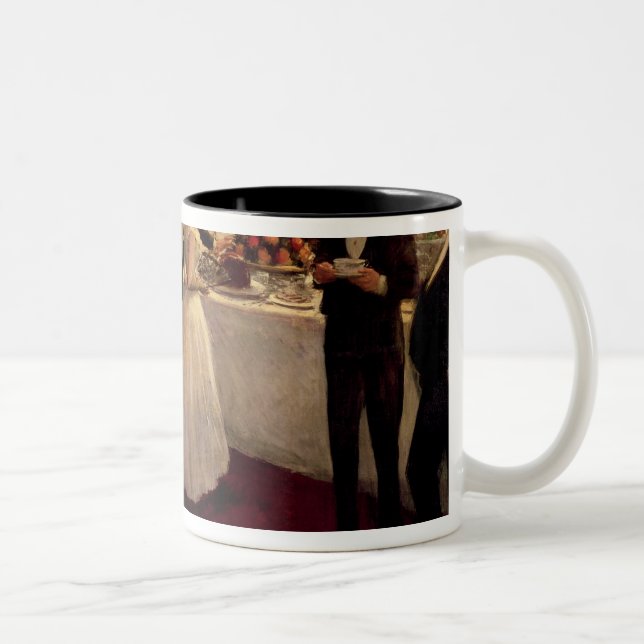 Caneca De Café Em Dois Tons O bufete, 1884 (Direita)