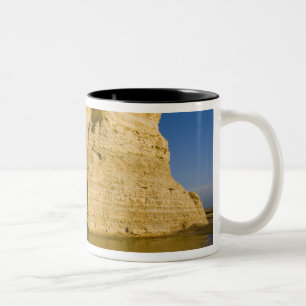 Caneca De Café Em Dois Tons O Buraco da Chave das Monument Rocks também conhec