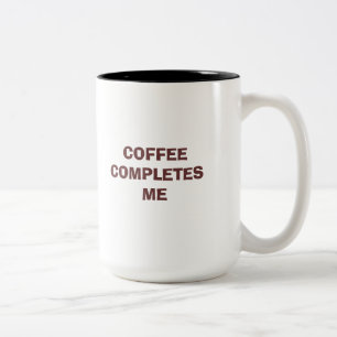 Caneca De Café Em Dois Tons O CAFÉ cómico TERMINA-ME caneca