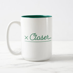 Caneca De Café Em Dois Tons O café é para quem fecha negócios