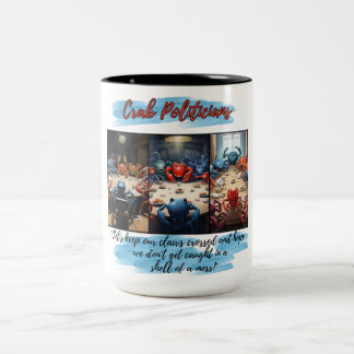 Caneca De Café Em Dois Tons O Caminho Dos Políticos Do Caranguejo