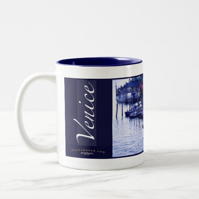 Caneca De Café Em Dois Tons O canal grande (Esquerda)
