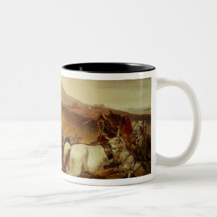 Caneca De Café Em Dois Tons O carro do casamento