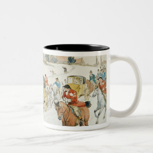 Caneca De Café Em Dois Tons O casamento da madeira de Diana: retorno da igreja