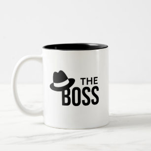 Caneca De Café Em Dois Tons O Chefe